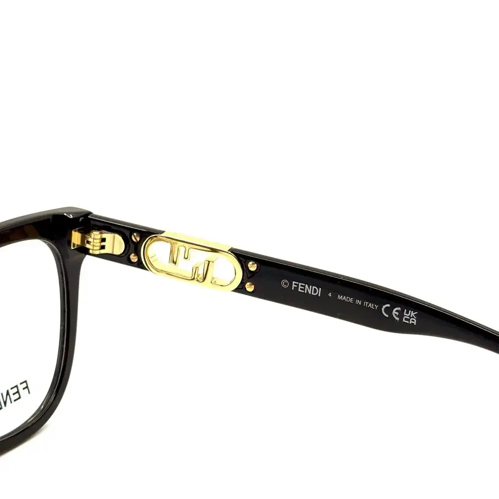 New, FENDI Eyeglasses FE50093F 001 Authentic